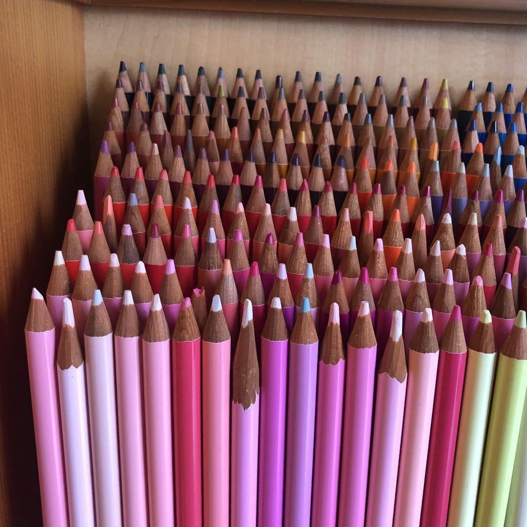 フェリシモ 500色 色鉛筆 専用収納箱付 500色の色えんぴつ TOKYO SEEDS 100