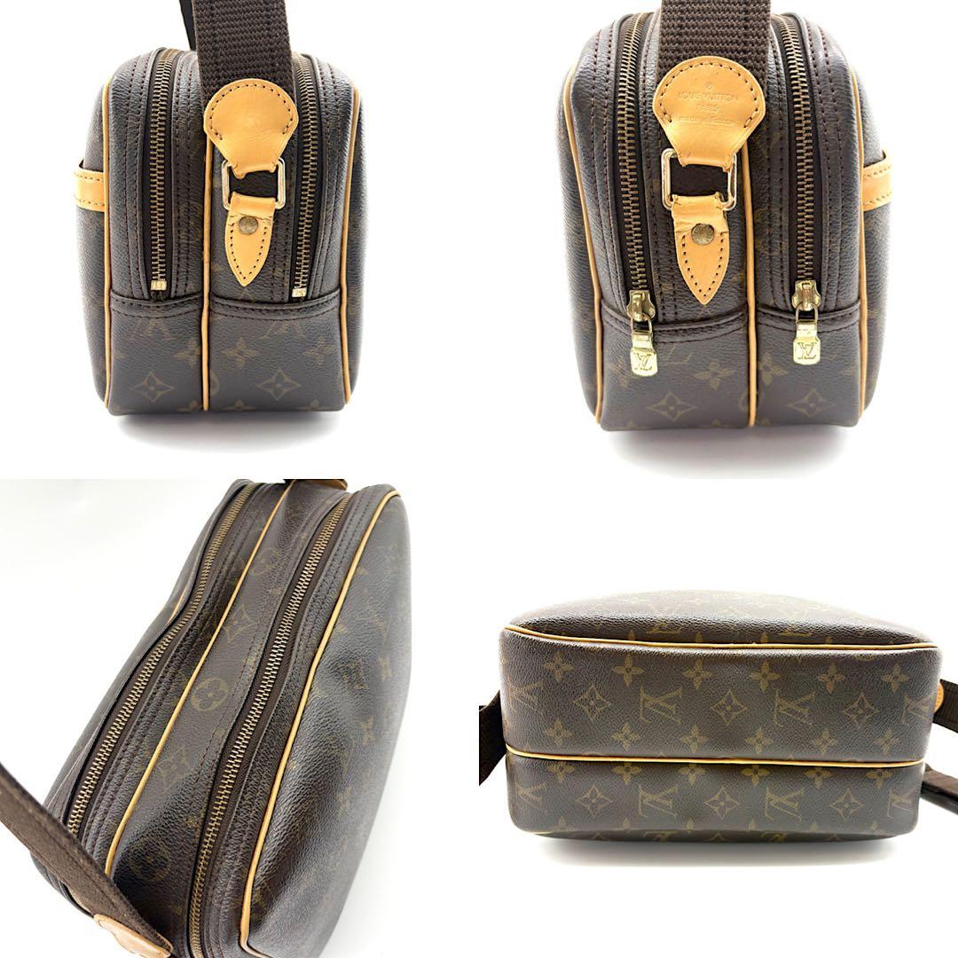 【美品】 VUITTON リポーターPM ショルダーバック　斜め掛け　モノグラム