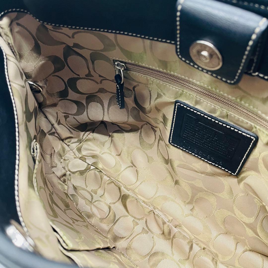 コーチ　ショルダーバッグ　9249 ホーボー　ブラック　美品