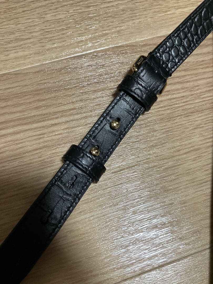 徳【BALLY 新品未使用】ハンドバッグ ショルダーバック 黒レディース