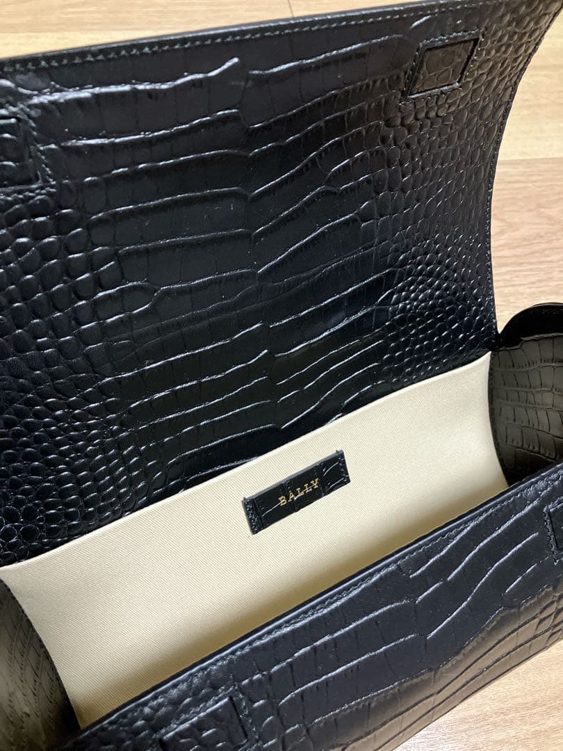 徳【BALLY 新品未使用】ハンドバッグ ショルダーバック 黒レディース