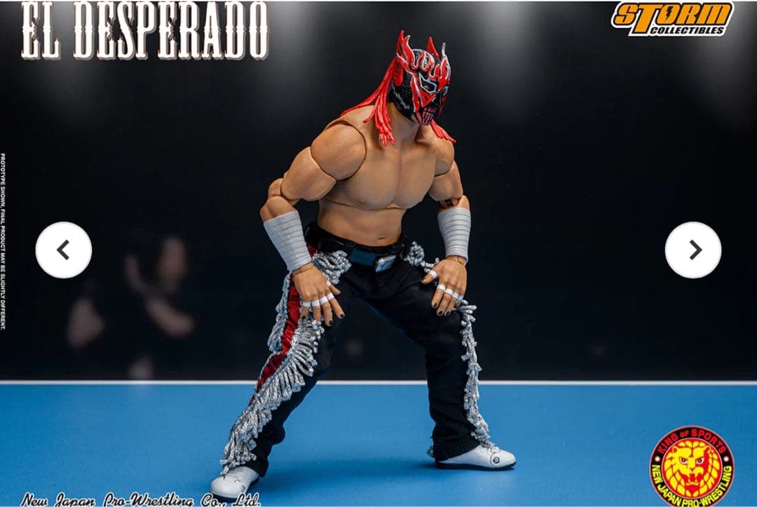 新品未開封　アクションフィギュア エル・デスペラード ブラック×レッドver.