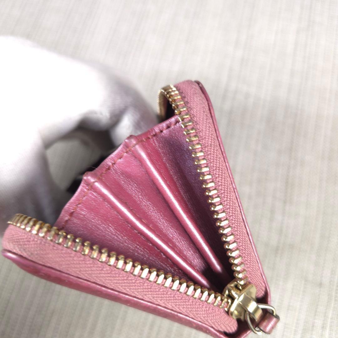GUCCI　グッチ　マイクロ　グッチシマ　GG柄　レザー　小銭入れ　カードケース