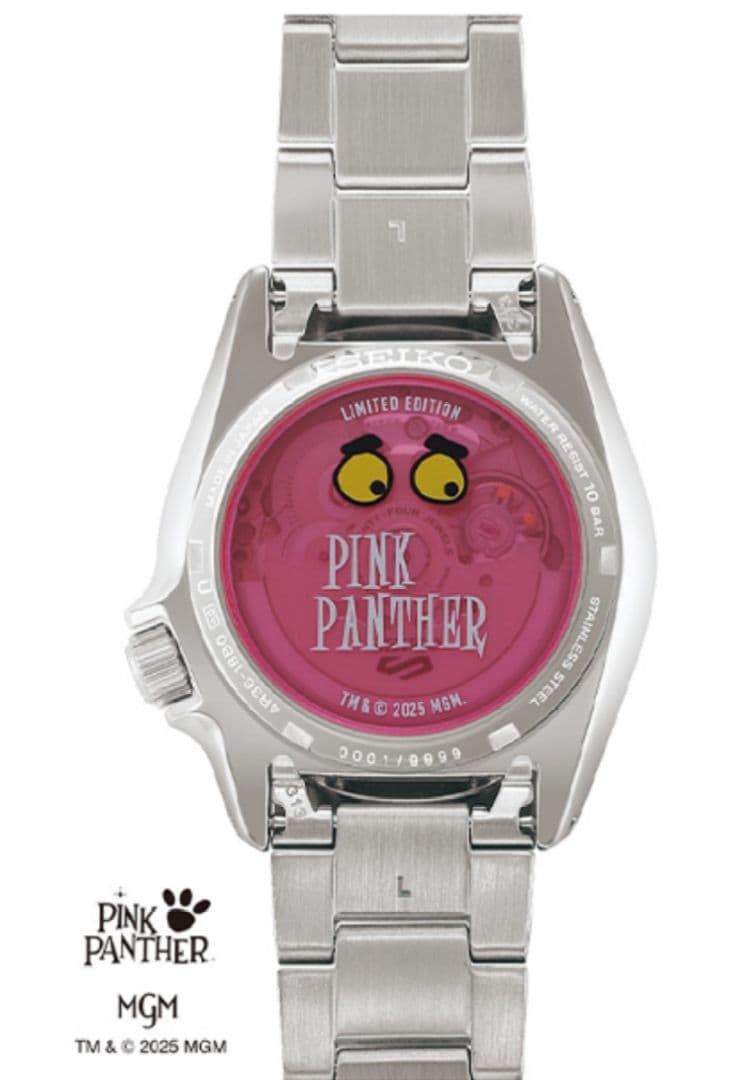 SBSA321 SEIKO ピンクパンサー 自動巻き時計 限定版