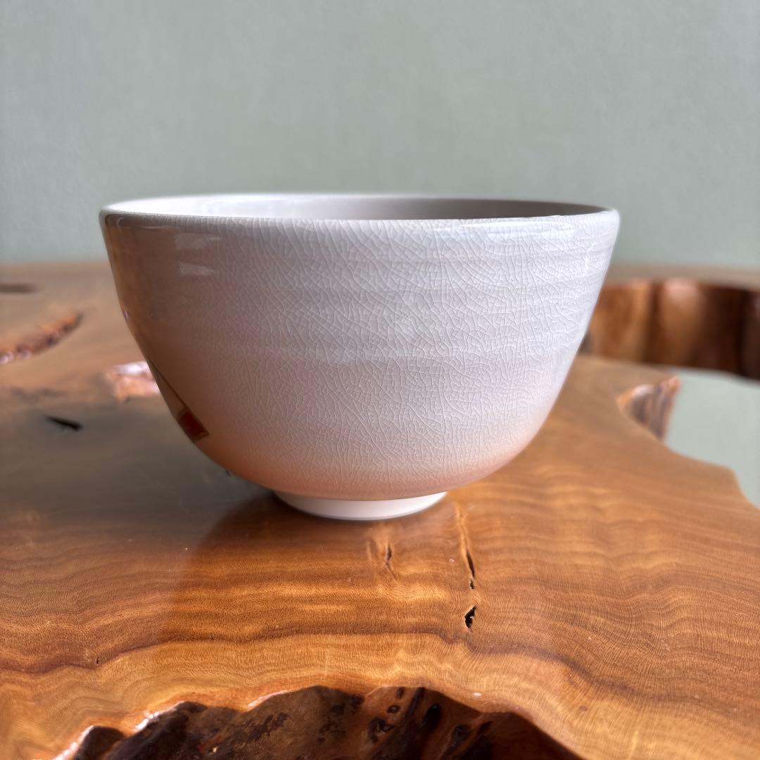 色絵扇面 押小路焼 庄左ヱ門造 抹茶碗 茶道具 共箱(88) - メルカリ