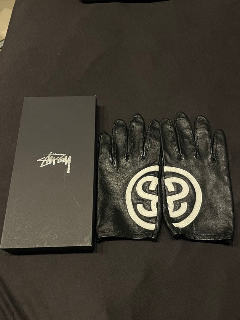 STUSSY LEATHER GLOVES ステューシー　レザーグローブ　手袋 STUSSY LEATHER GLOVES ステューシーレザーグローブ手袋