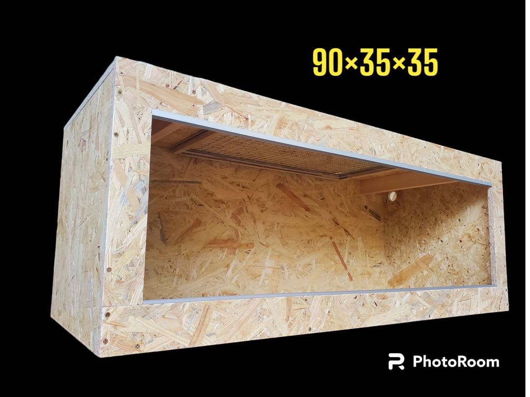 爬虫類ケージ 90×35×35㎝ 鍵　配線穴背面＋2箇所 爬虫類ケージ 90×35×35㎝ 鍵 配線穴背面＋2箇所 爬虫類ケージ 90×35×35