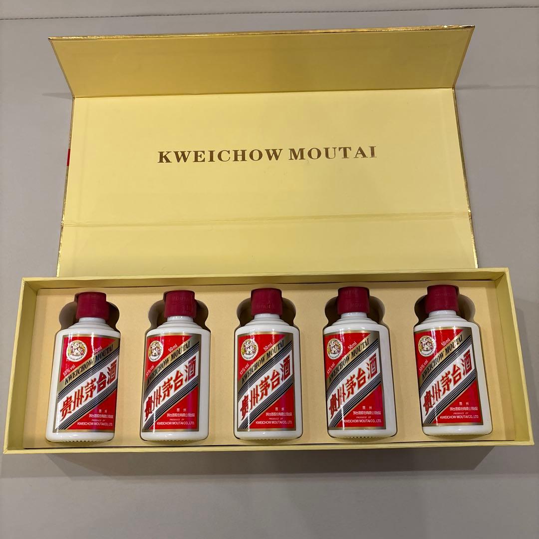 貴州茅台酒Kweichow Moutai 5本セット 50ml祐*希様 【貴州茅台酒