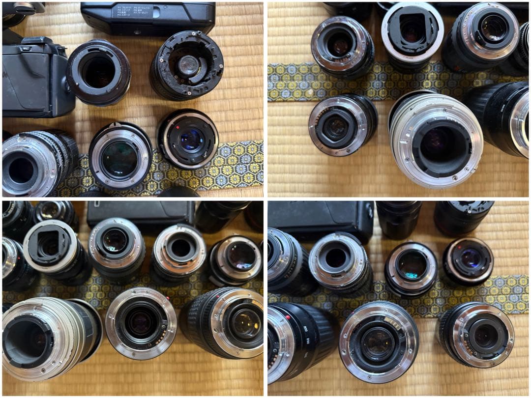 O-1698】カメラ フィルムカメラ レンズ まとめ Canon ミノルタ