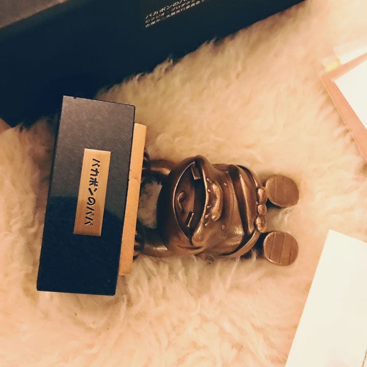 赤塚不二夫 バカボンのパパ ブロンズ像 サイン入り