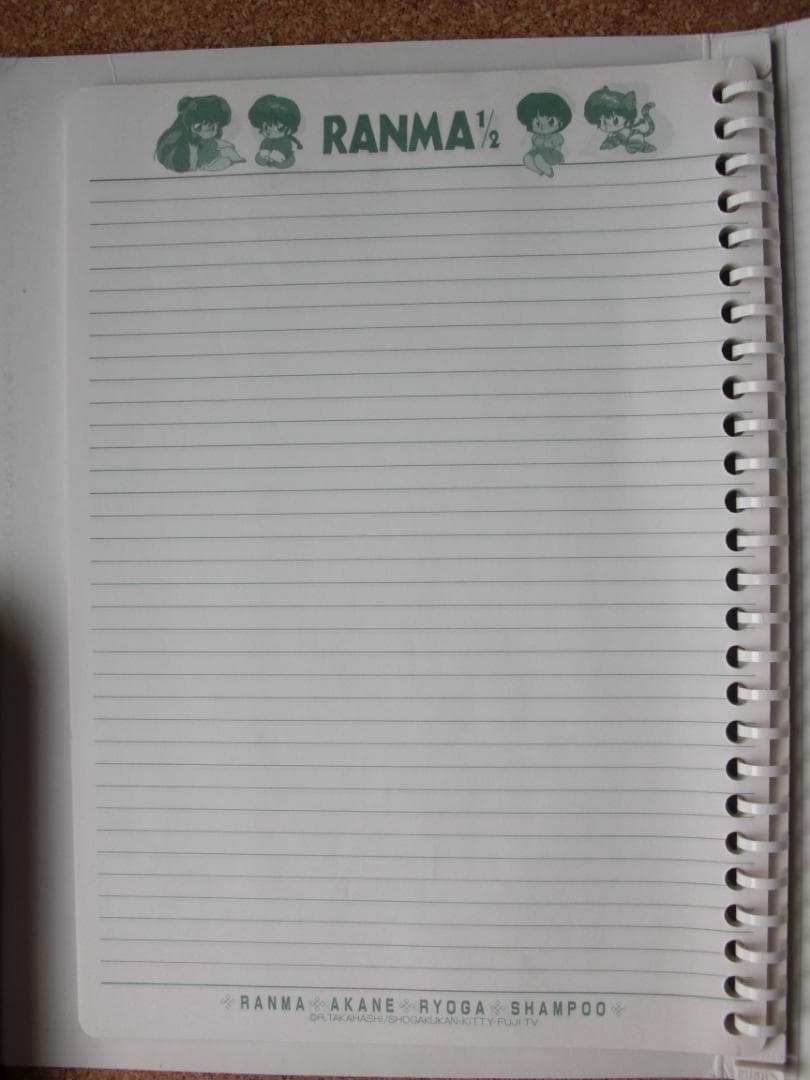 らんま1/2　バインダー、ペンケース、２点セット　文房具当時物平成レトロ希少レア