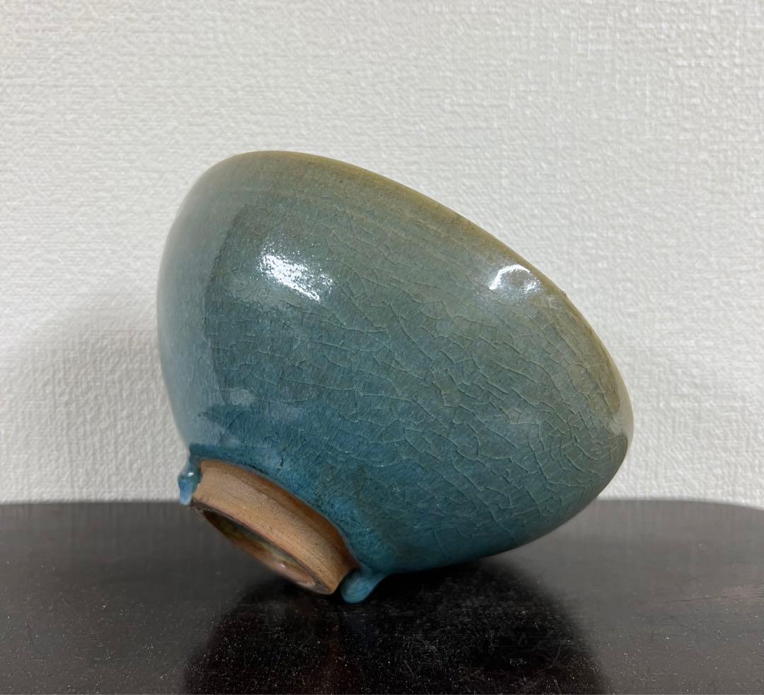 中国古美術 宋時代鈞窯釉茶碗 XG2-88 中国古美術 宋時代