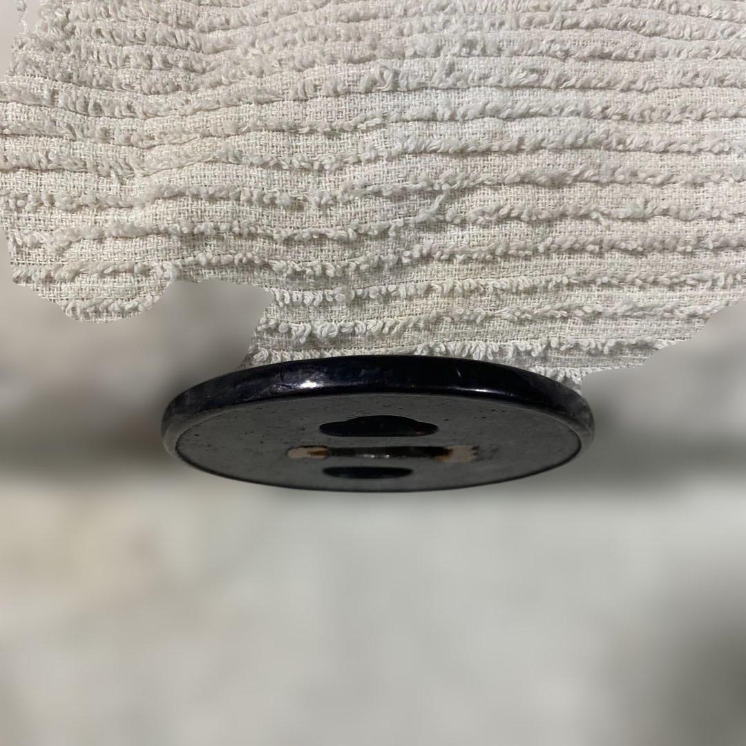 B–12 鍔　つば　鉄製　木箱付き　武具　刀装具　アンティーク　美術品　工芸品