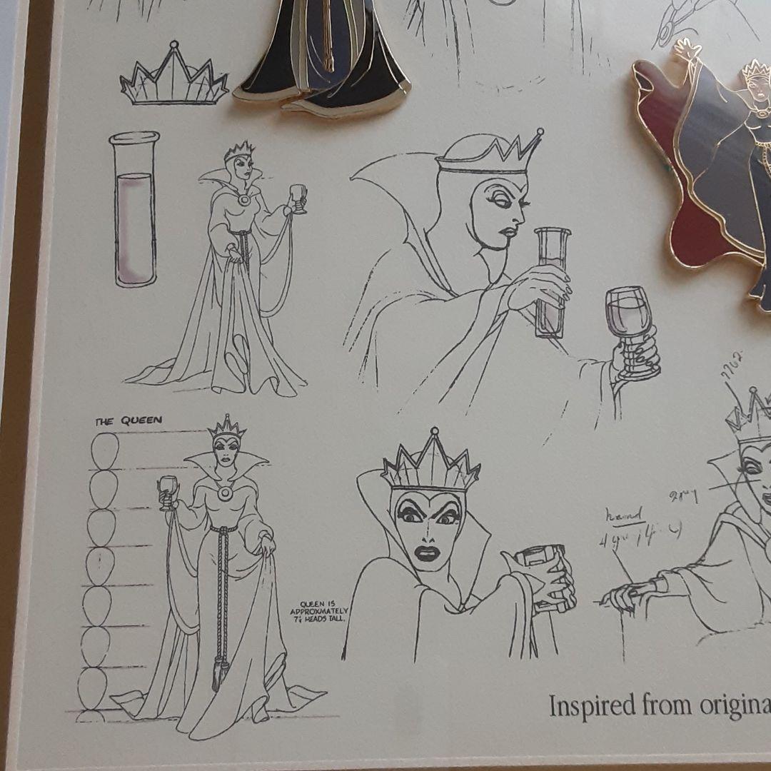 限定品　ディズニー　エビルクイーンモデルシート　7500分の2197