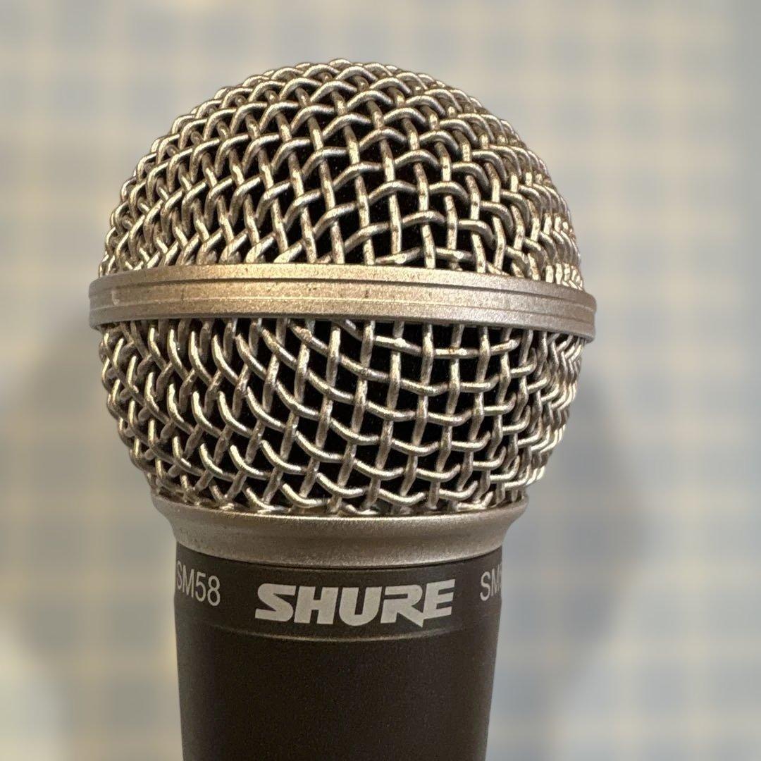 SHURE シュア ダイナミックマイク SM58 ON/OFFスイッチ付き