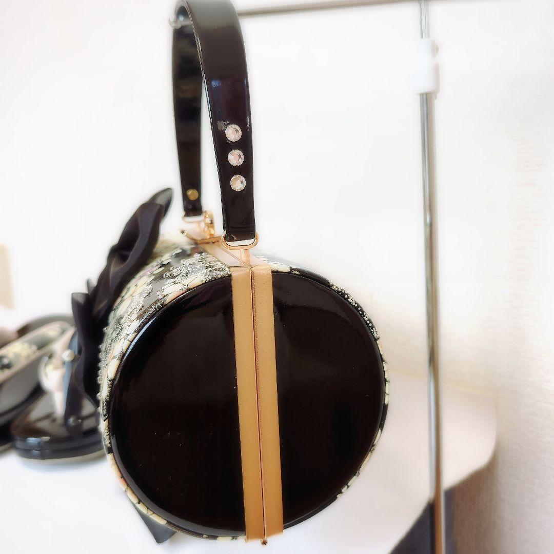 和装バッグ　草履　セット　派手　成人式　結婚式　艶やか屋みんく華やか