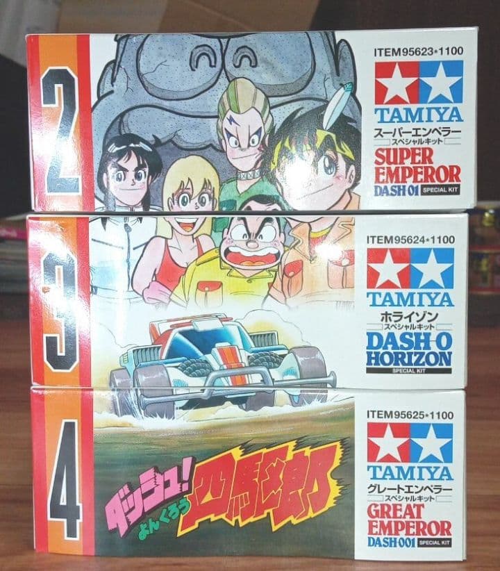 未組立】ダッシュ四駆郎 ミニ四駆 3個 ミニ四駆データノート
