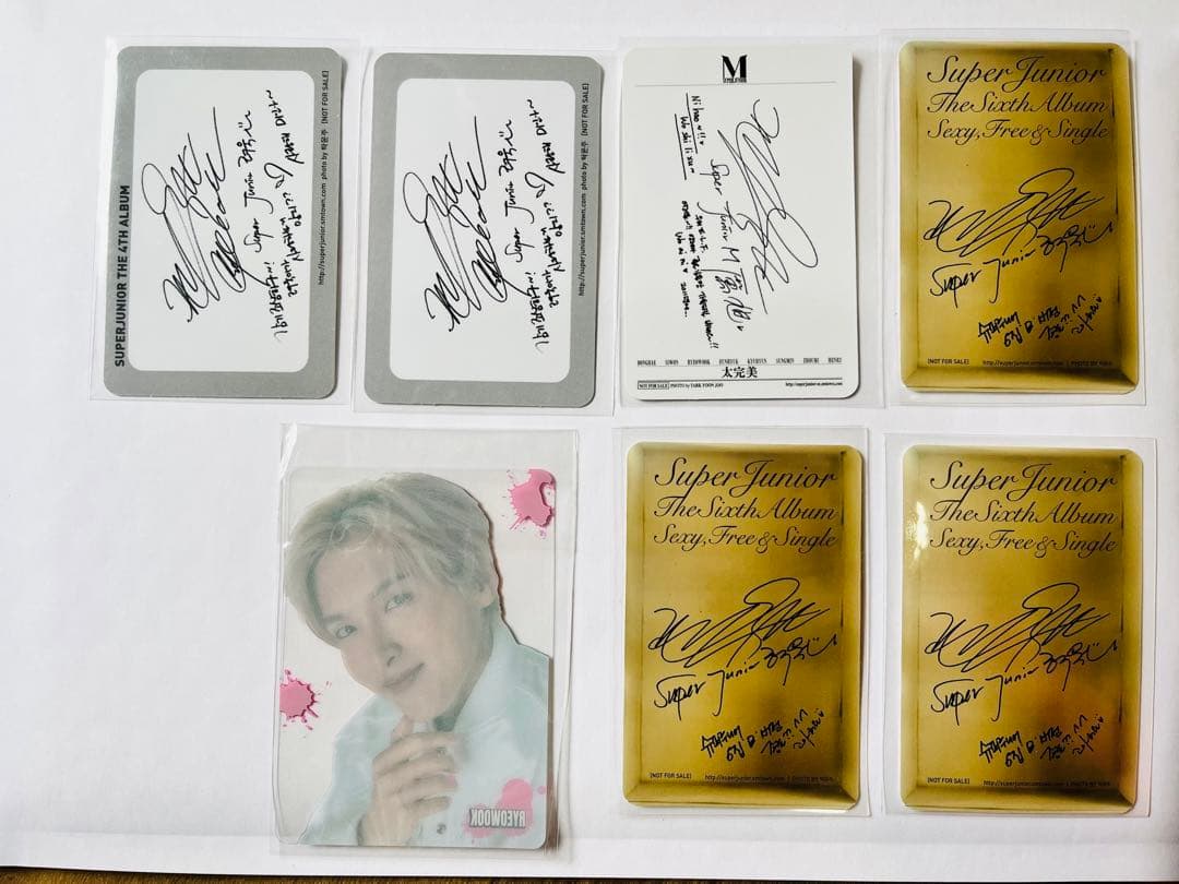 【貴重】super junior リョウク トレカ 49枚セット　特典トレカ