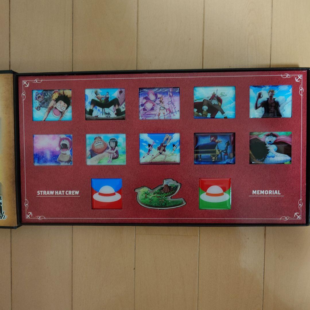 ☆非売品 送料込み☆ONE PIECE名場面PINSコンプリートメモリアルブック