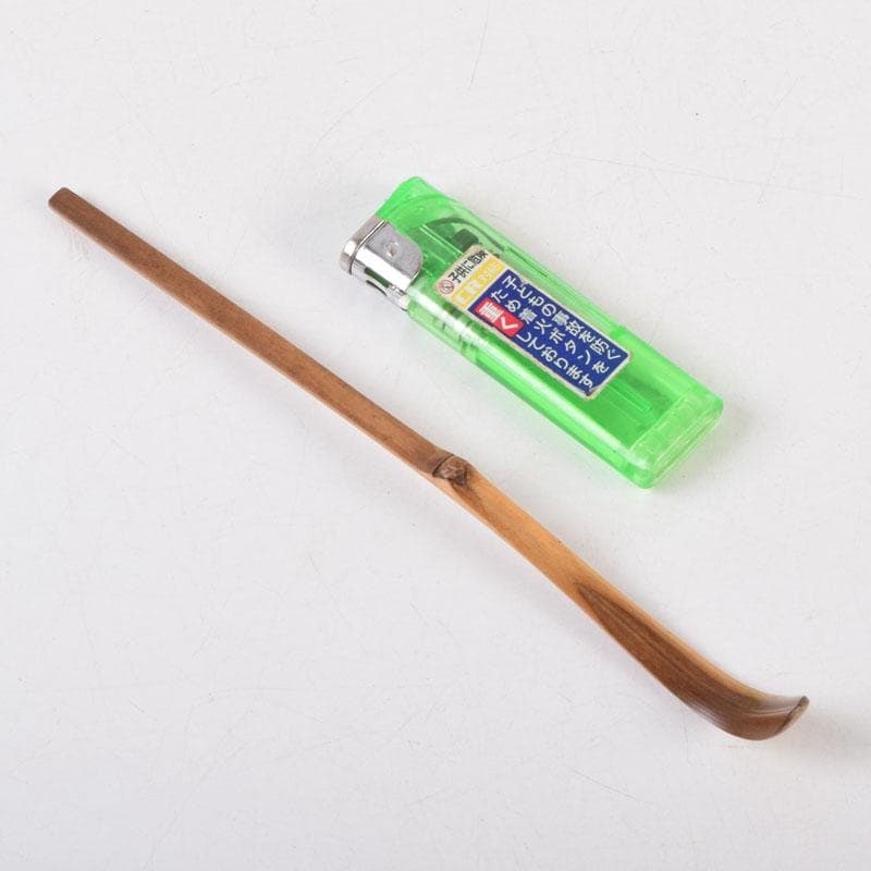 茶道具 茶杓 銘「清閑」 前大徳 藤井誠堂書付 共筒共箱 C 8766