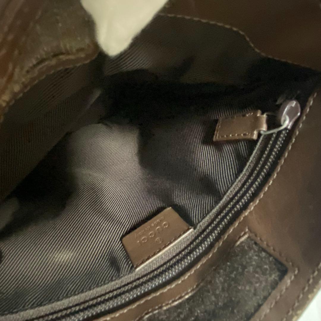 GUCCI グッチ ショルダーバッグ GG柄 ブラウン