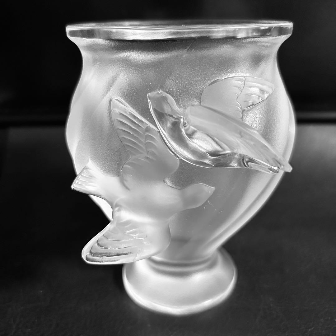 ⭐︎ご成約済み　希少【ロジーヌ】　ルネ・ラリック Lalique 花瓶　レア　美品 ⭐︎ご成約済み 希少【ロジーヌ】 ルネ・ラリック Lalique 花瓶 レア