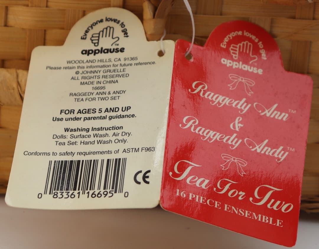 ラガディ・アンとアンディのティーセット 1998年度製品 アプローズ