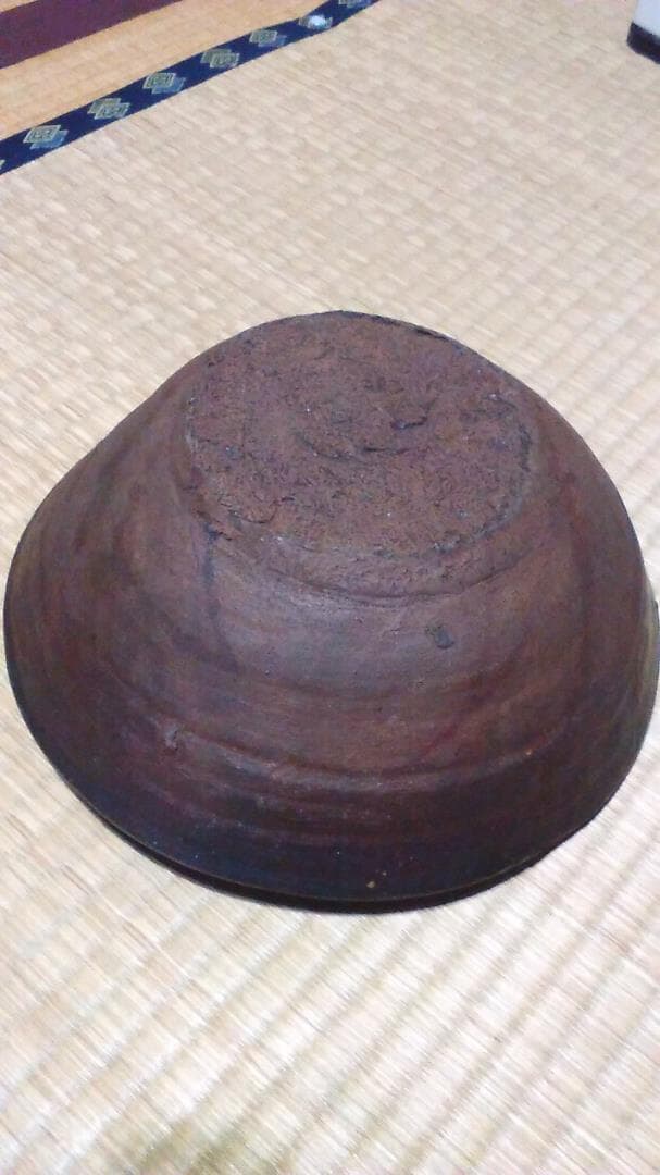 備前焼　片口型　擂鉢　天保備前