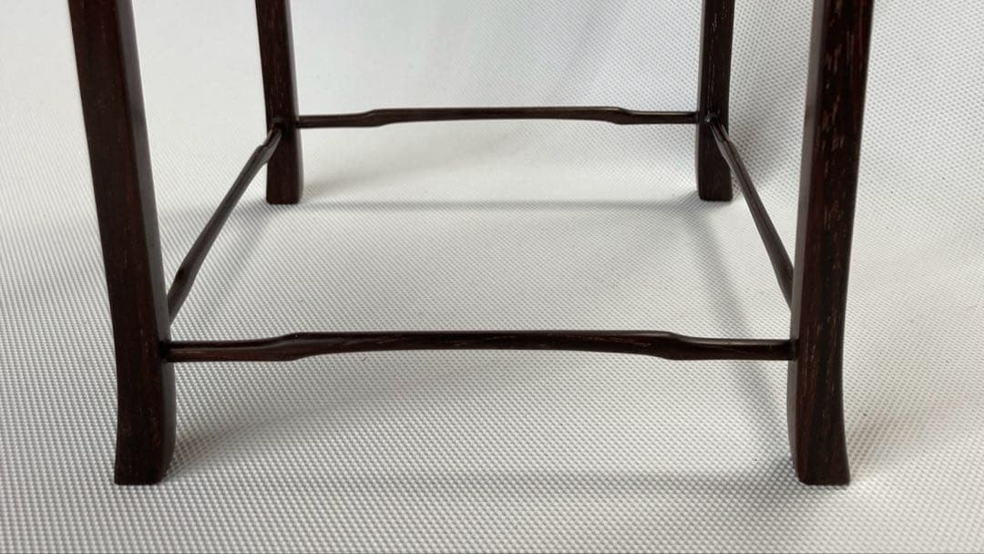 飾り台 小品盆栽台 花台 紫檀 唐木造 茶華道具 中国美術 レトロ GA2