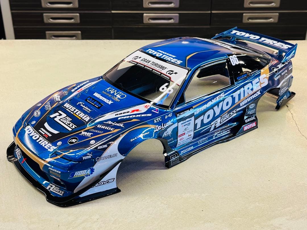 アディクション☆ReveD「WISTERIA 180SX」1/10 DB-180SXW【NISSAN 180SX WISTERIA ボディーセット】￥10,000（税別