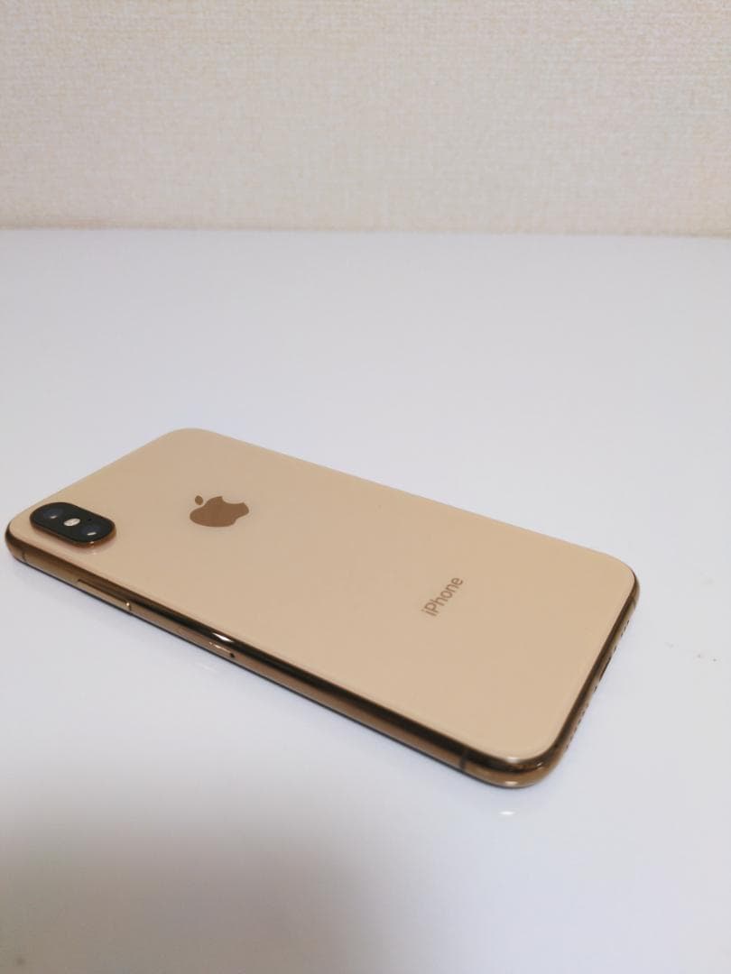 値下Apple iPhone Xs 64GB ゴールド SIMフリー 動作確認済 iPhone XS