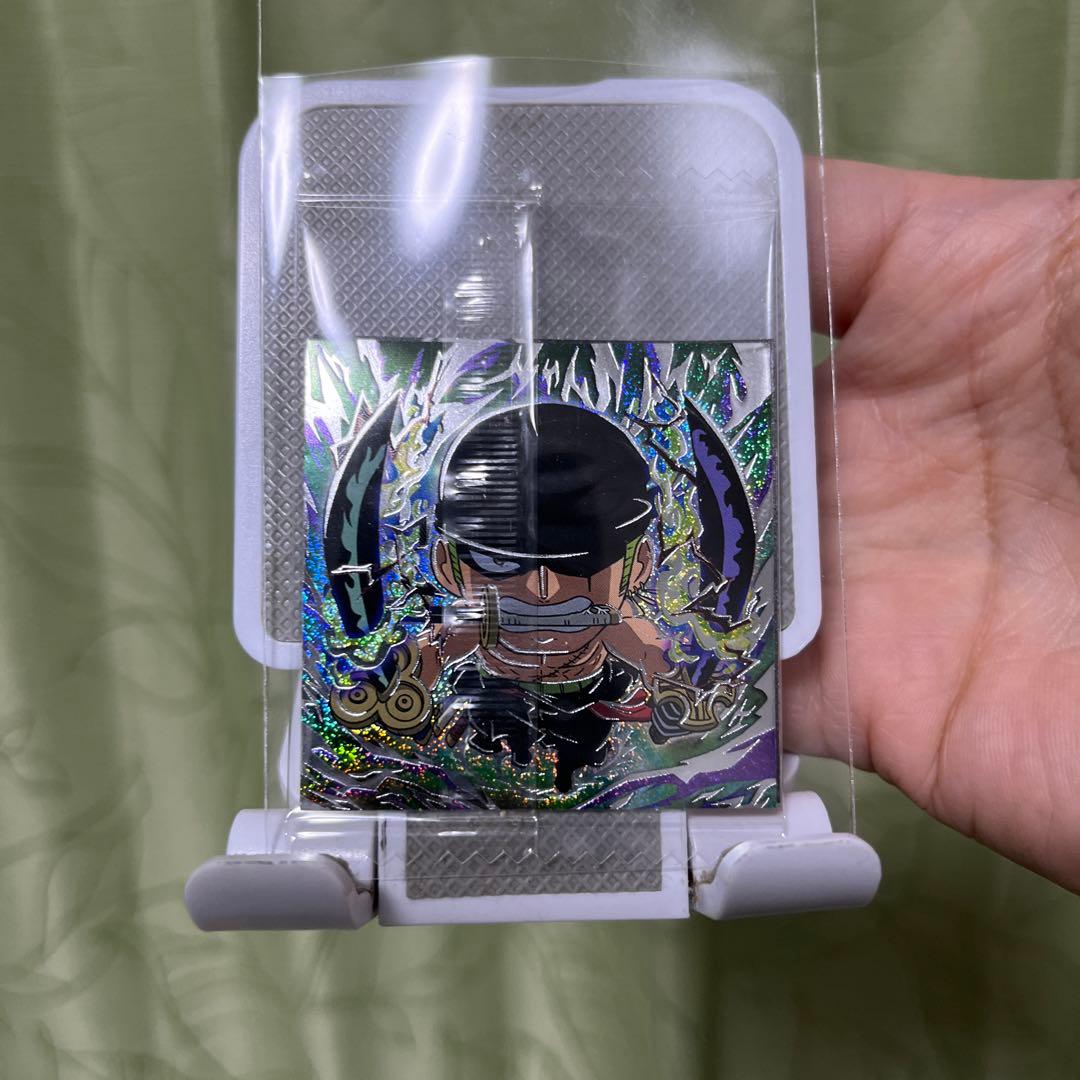 ワンピース大海賊シールウエハース　LOG.6 ニカ　裏シークレットゾロ　未開封