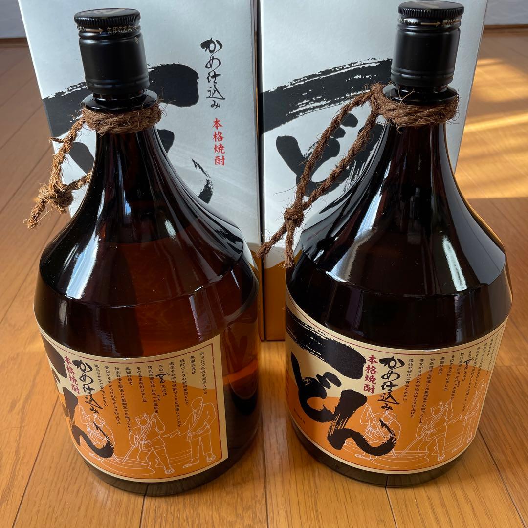 幻の焼酎一どん1800ml箱入り2本セット