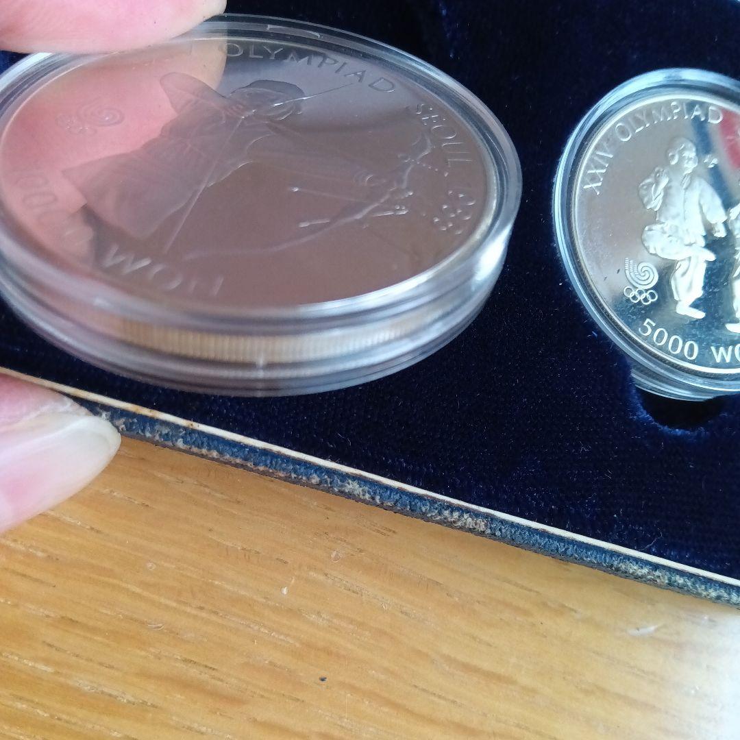 1988年ソウルオリンピック記念銀貨セット