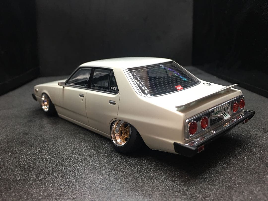 旧車プラモデル完成品1／２４フジミスカイラインジャパン