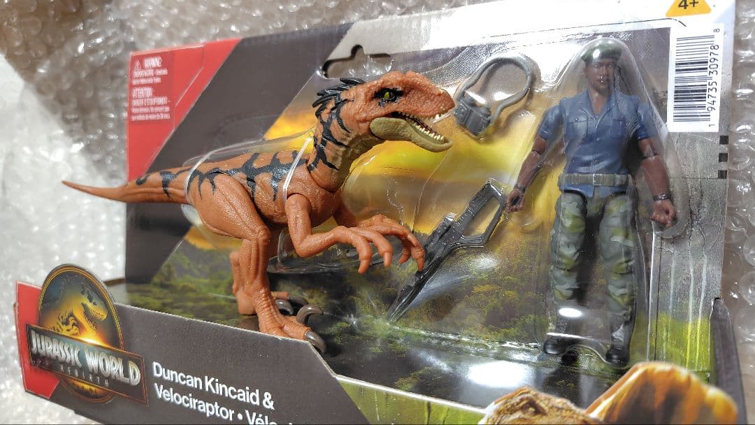 未開封●未発売　ダンカンキンケイド　ヴェロキラプトル　復活の大地　マテル