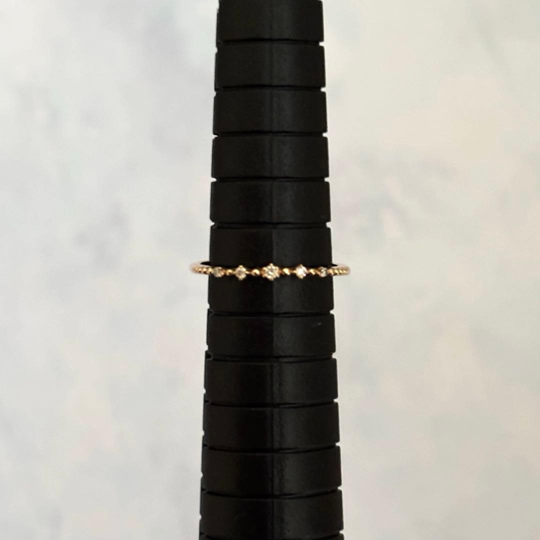 NOJESSノジェス k10 ダイヤモンド リング 7号