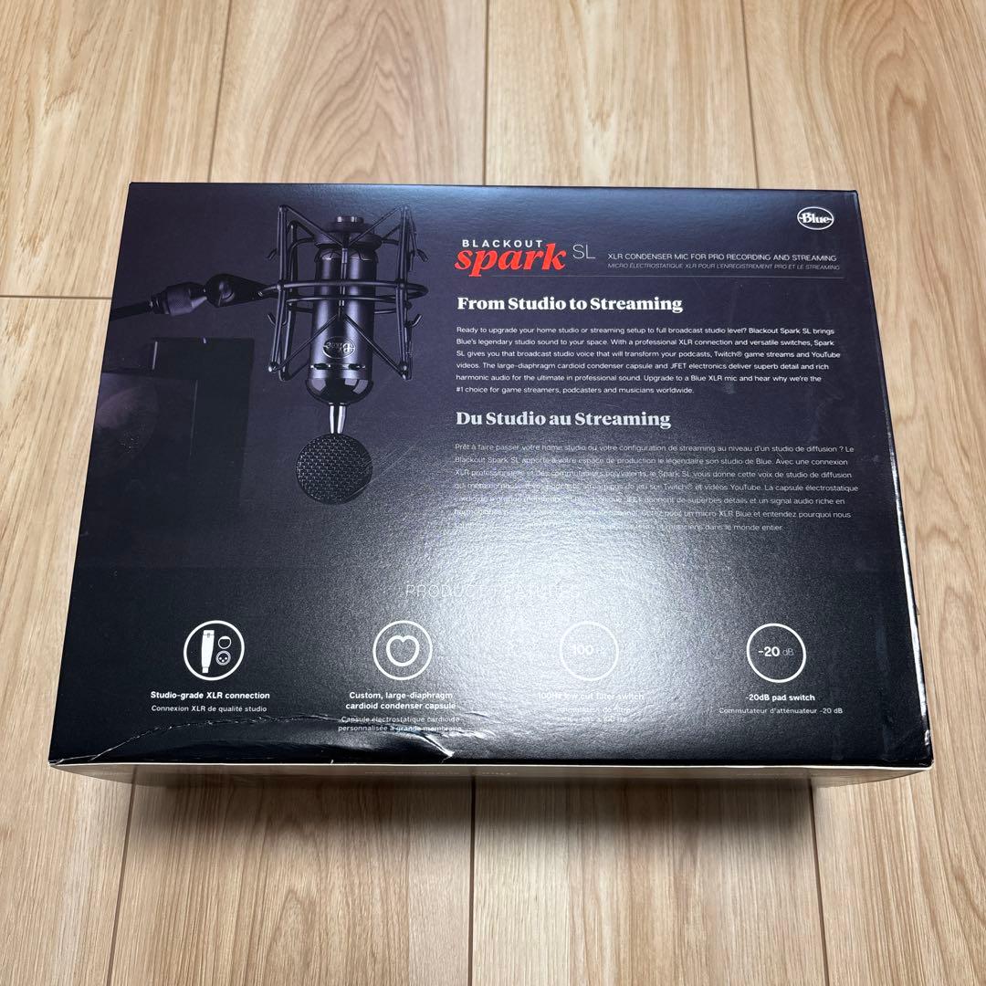 Blue spark sl マイク 専用ケース付き