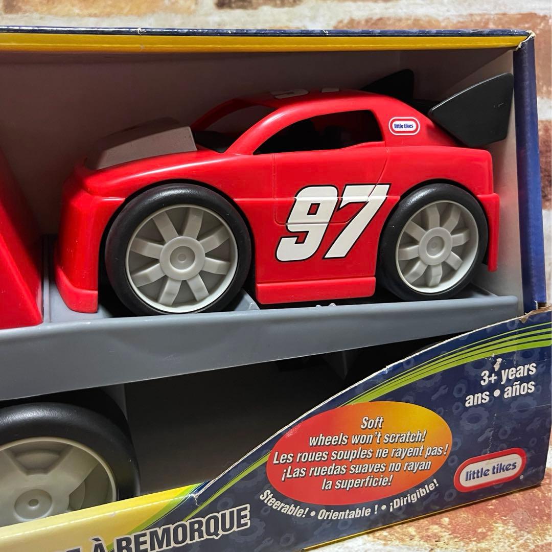 リトルタイクスRUGGED RIGGZ レースカー運搬車&ミニカーセット