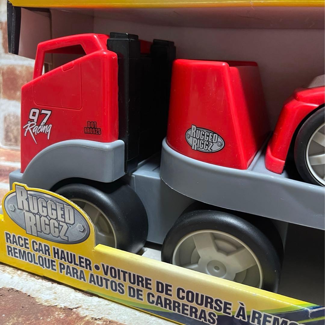 リトルタイクスRUGGED RIGGZ レースカー運搬車&ミニカーセット