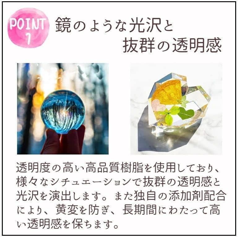 しらたま★1000g×3個★レジン液★大容量★セット★AB液エポキシ樹脂