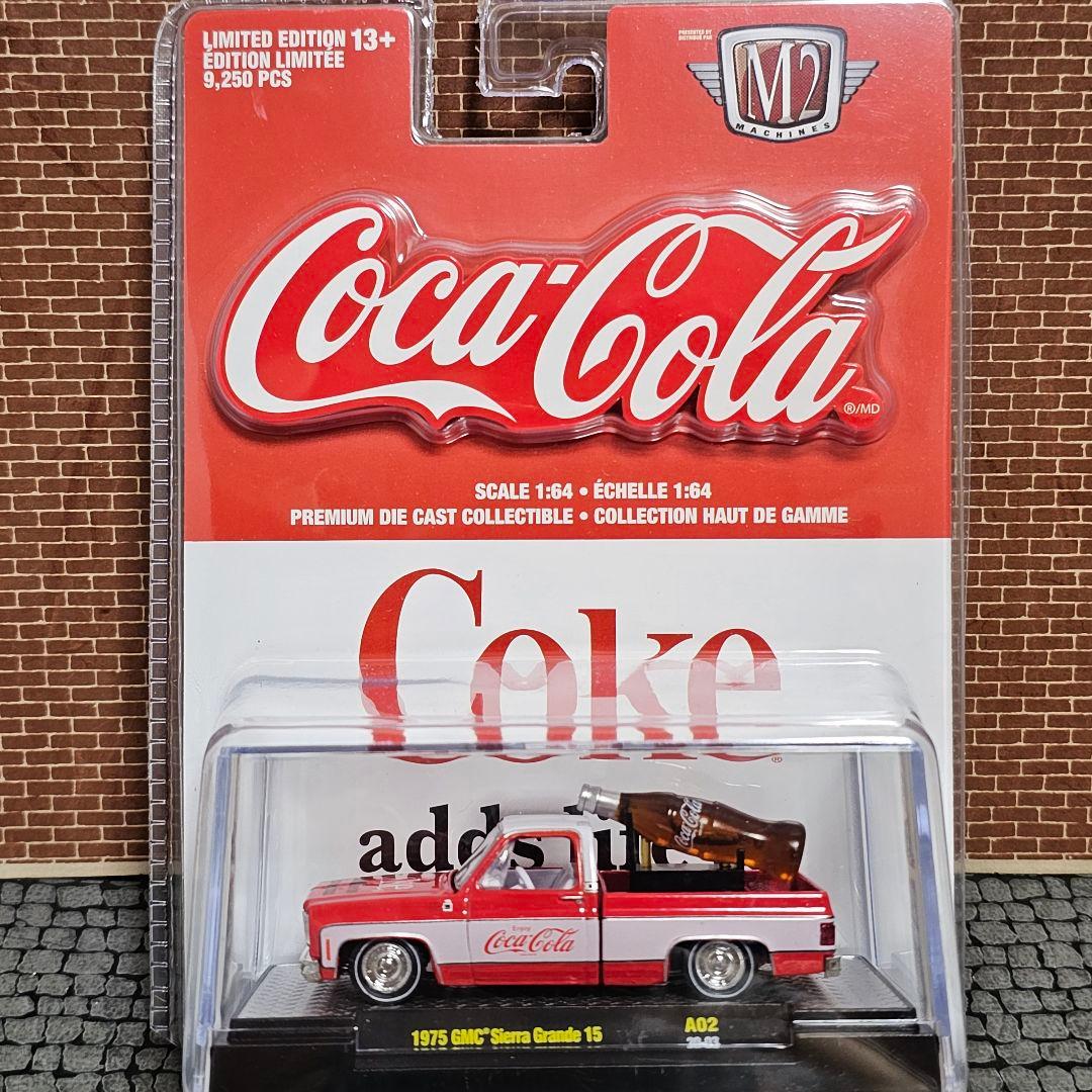 M2マシーン　コカ・コーラ　GMC　シエラ 1/64