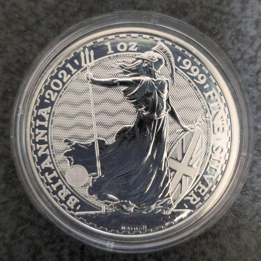 2021年 イギリス・ブリタニア銀貨1オンス - メルカリ
