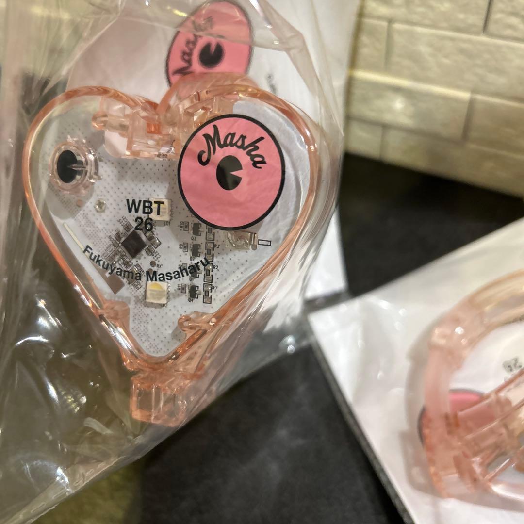 福山雅治 グッズ シンクロライトバングル2026クリアピンク - メルカリ