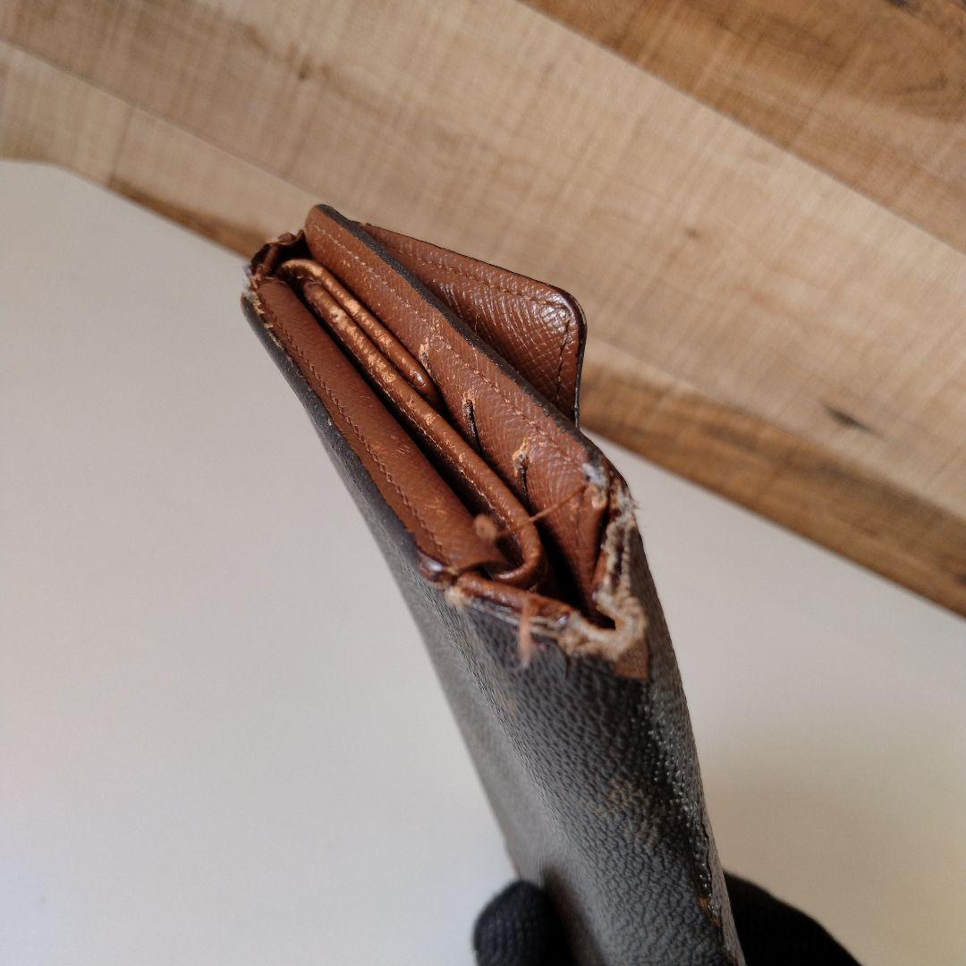 Louis Vuitton 三つ折り財布 ダークブラウン - メルカリ