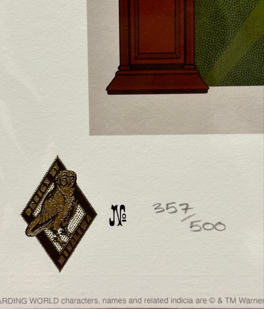 世界500枚限定】ハリーポッター 限定アートプリント ミナリマ