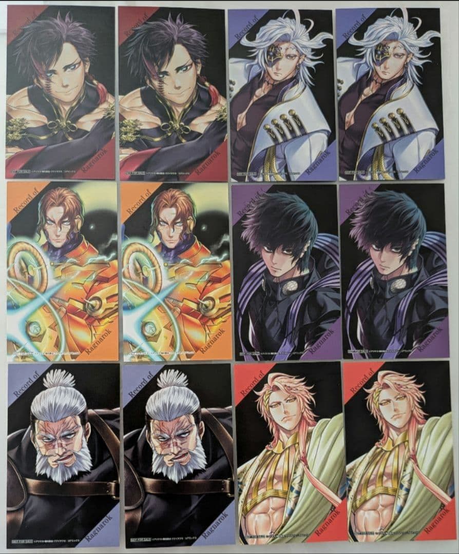 終末のワルキューレ 26巻 特典 フィルム風コレクタブルカード 全12種類