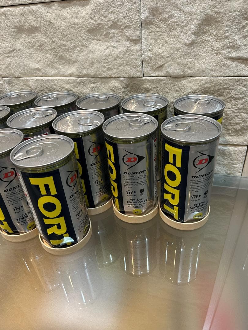 全て未開封】DUNLOP ダンロップ 硬式テニスボール FORT 14ボトル