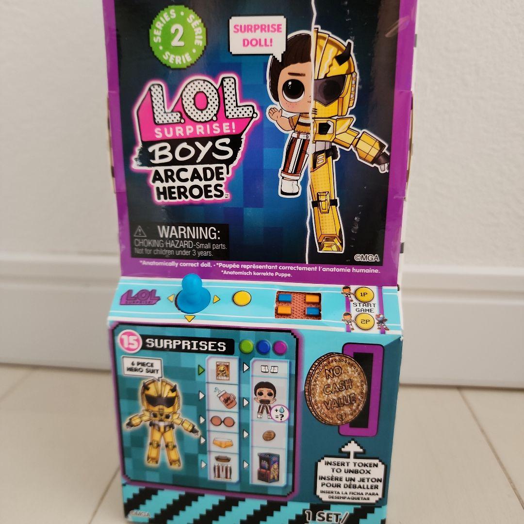 LOLサプライズ ボーイズ アーケード ヒーローズ 2 ゲームセンター人形 3個