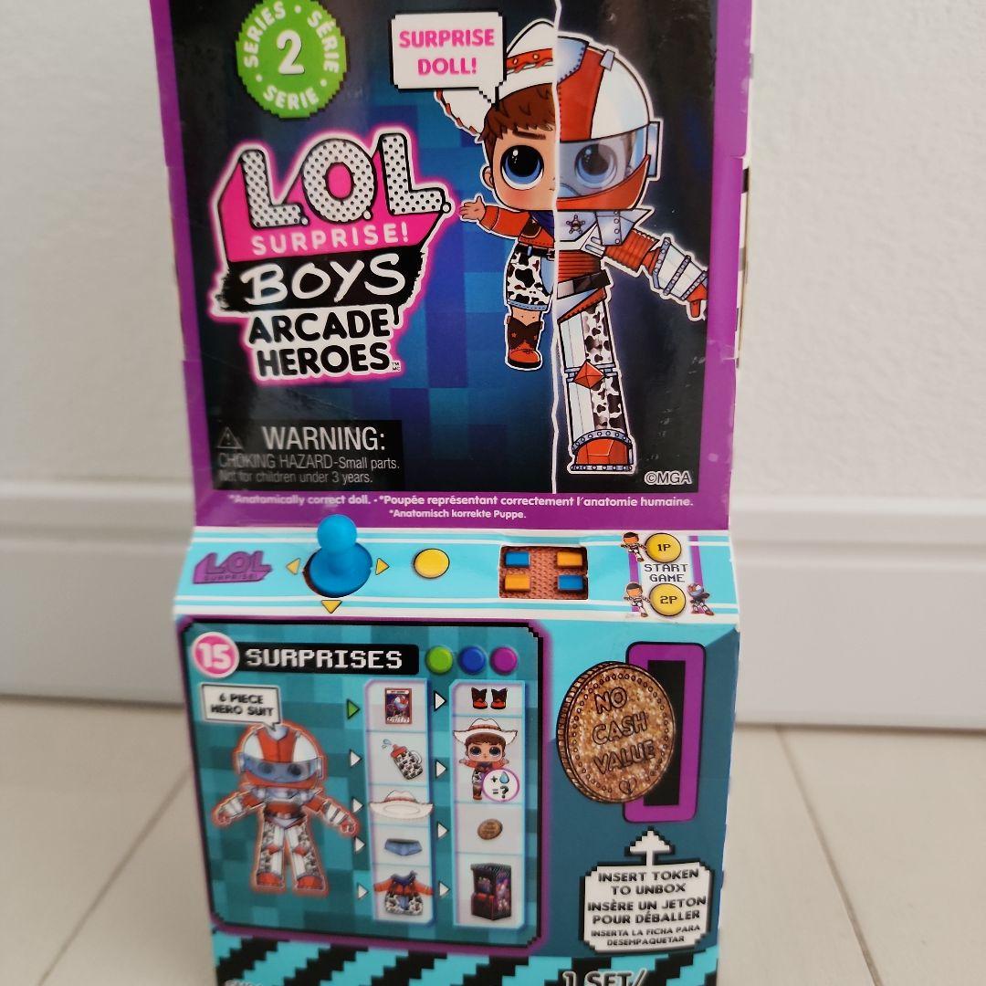 LOLサプライズ ボーイズ アーケード ヒーローズ 2 ゲームセンター人形 3個
